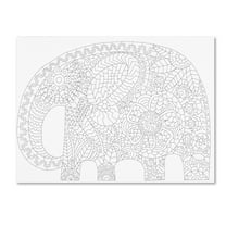 Trademark Fine Art 'Big Elephant 1' Canvas Art by Miguel Balbas