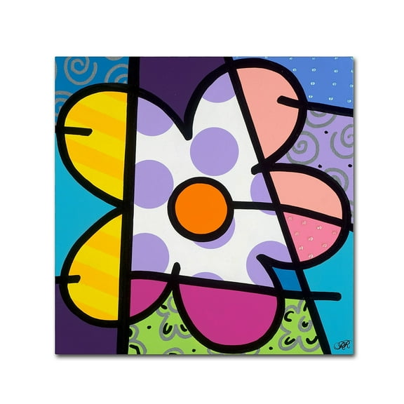 Trademark Fine Art 'Big Flower I' Canvas Art by Roberto Rafael