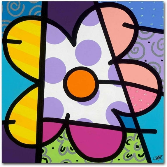 Trademark Fine Art 'Big Flower I' Canvas Art by Roberto Rafael