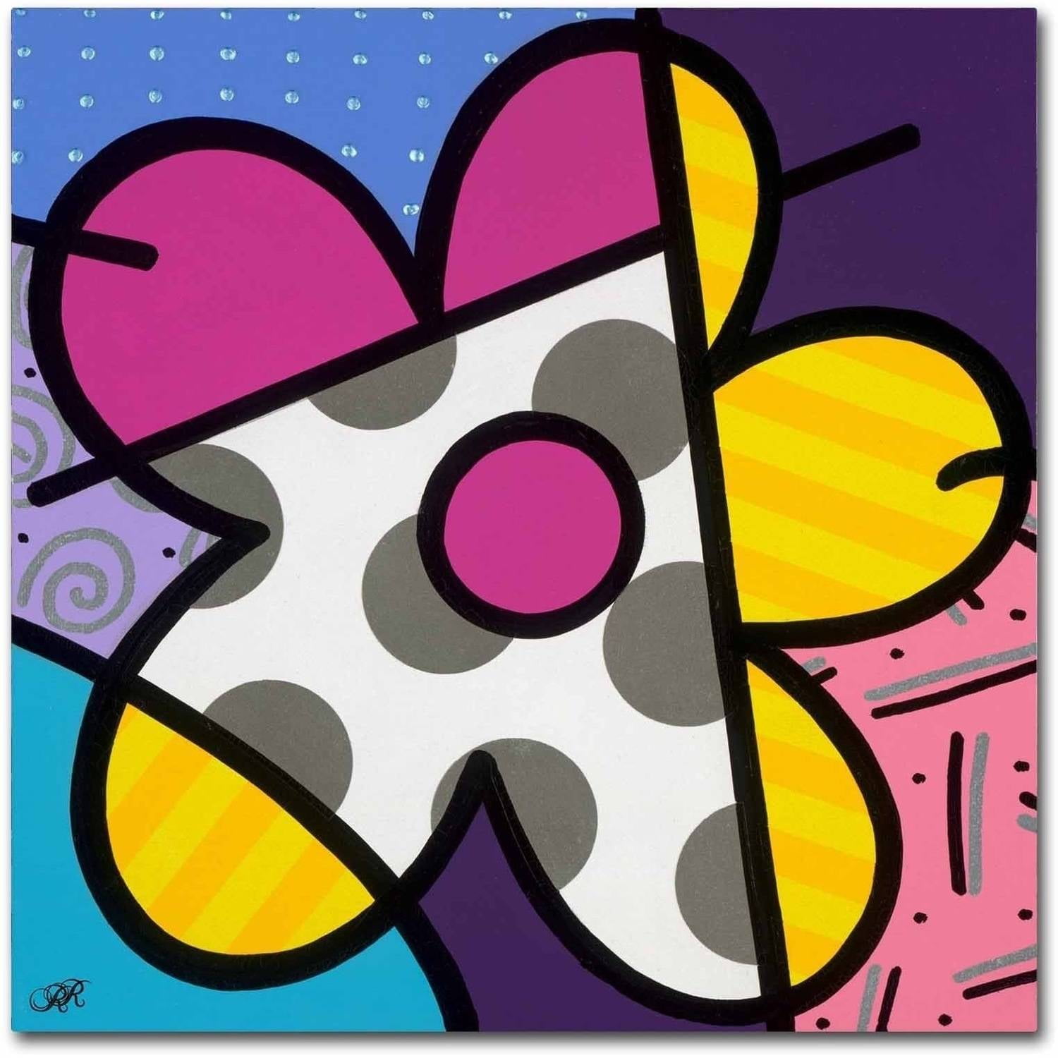 Trademark Fine Art 'Big Flower II' Canvas Art by Roberto Rafael