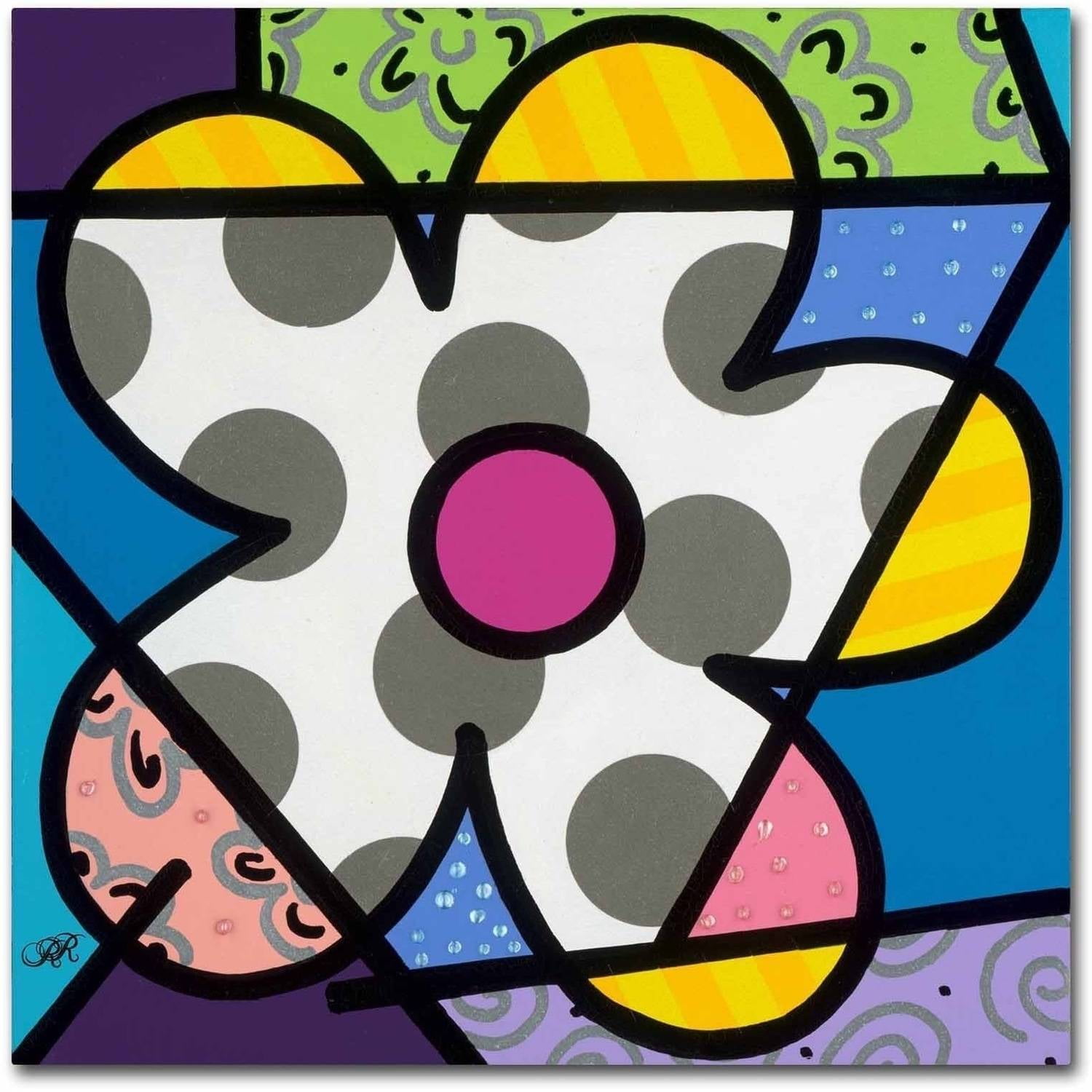 Trademark Fine Art 'Big Flower III' Canvas Art by Roberto Rafael