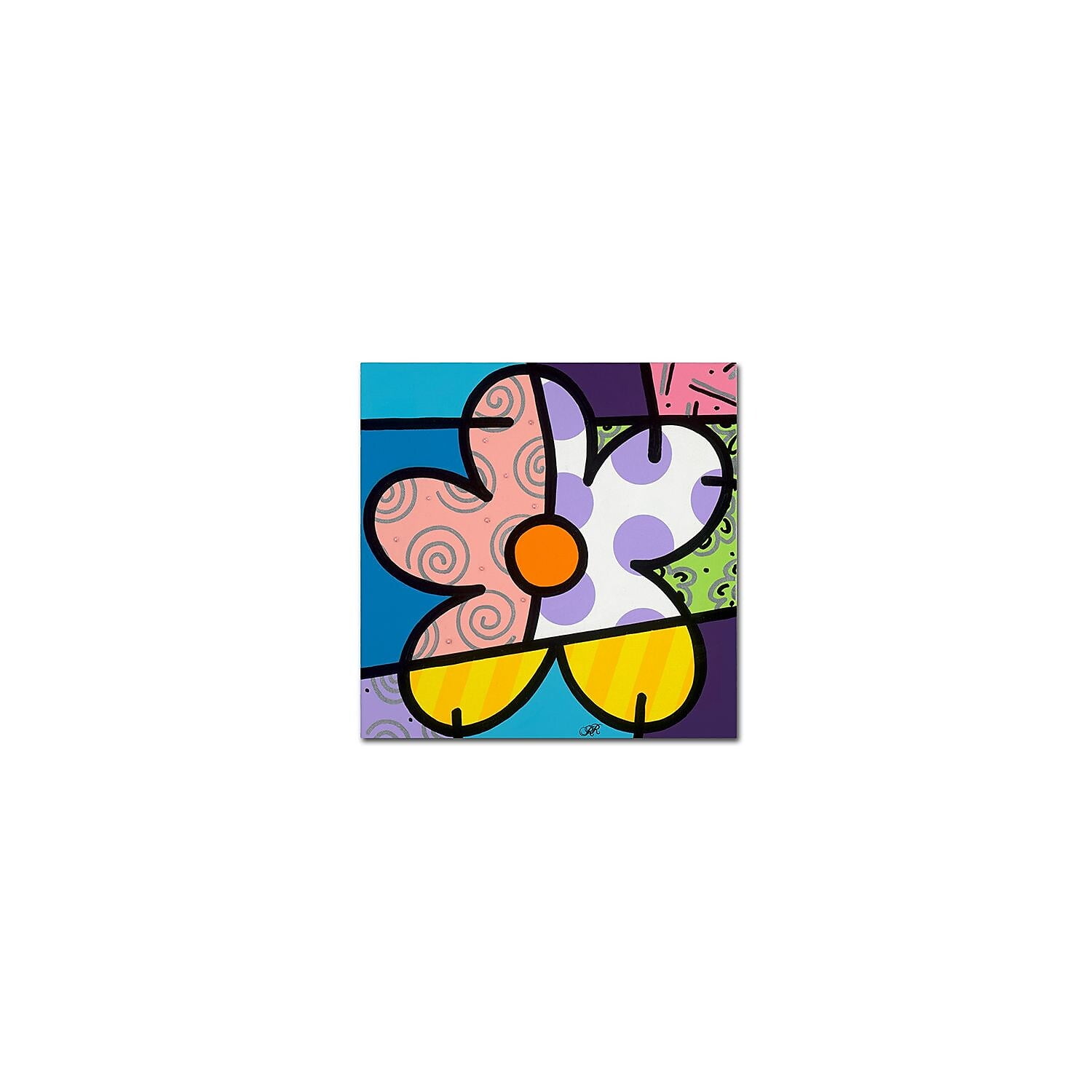 Trademark Fine Art 'Big Flower IV' Canvas Art by Roberto Rafael
