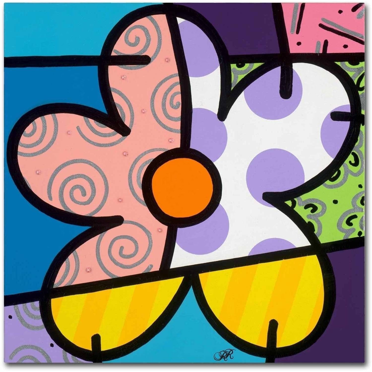 Trademark Fine Art 'Big Flower IV' Canvas Art by Roberto Rafael