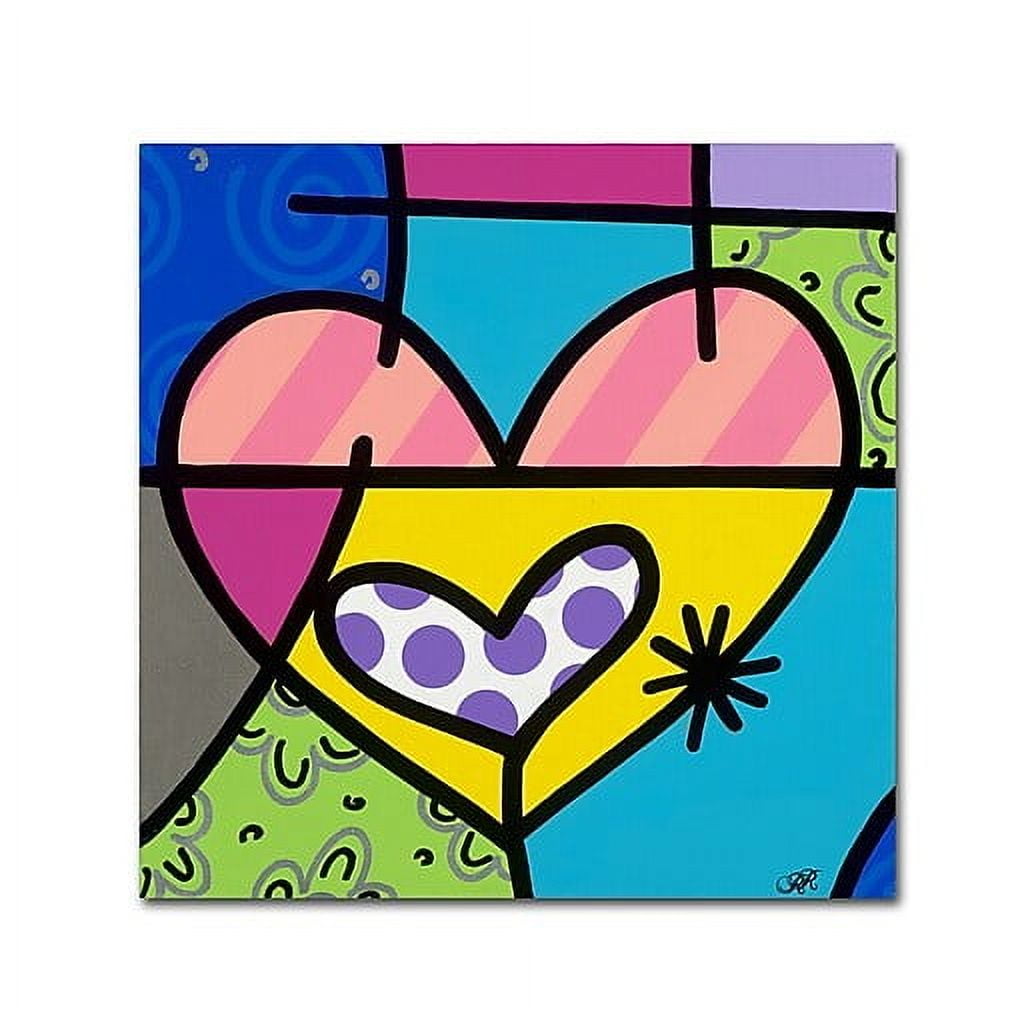 Trademark Fine Art 'Big Heart I' Canvas Art by Roberto Rafael