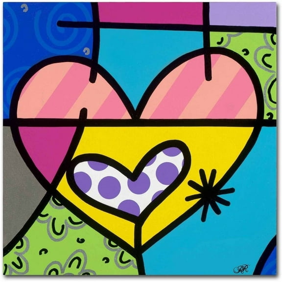 Trademark Fine Art 'Big Heart I' Canvas Art by Roberto Rafael