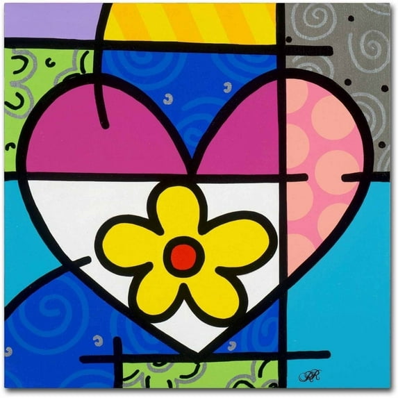 Trademark Fine Art 'Big Heart II' Canvas Art by Roberto Rafael