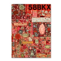 Trademark Fine Art 'Big Numbers Heart And Teeth' Canvas Art by Colin Johnson