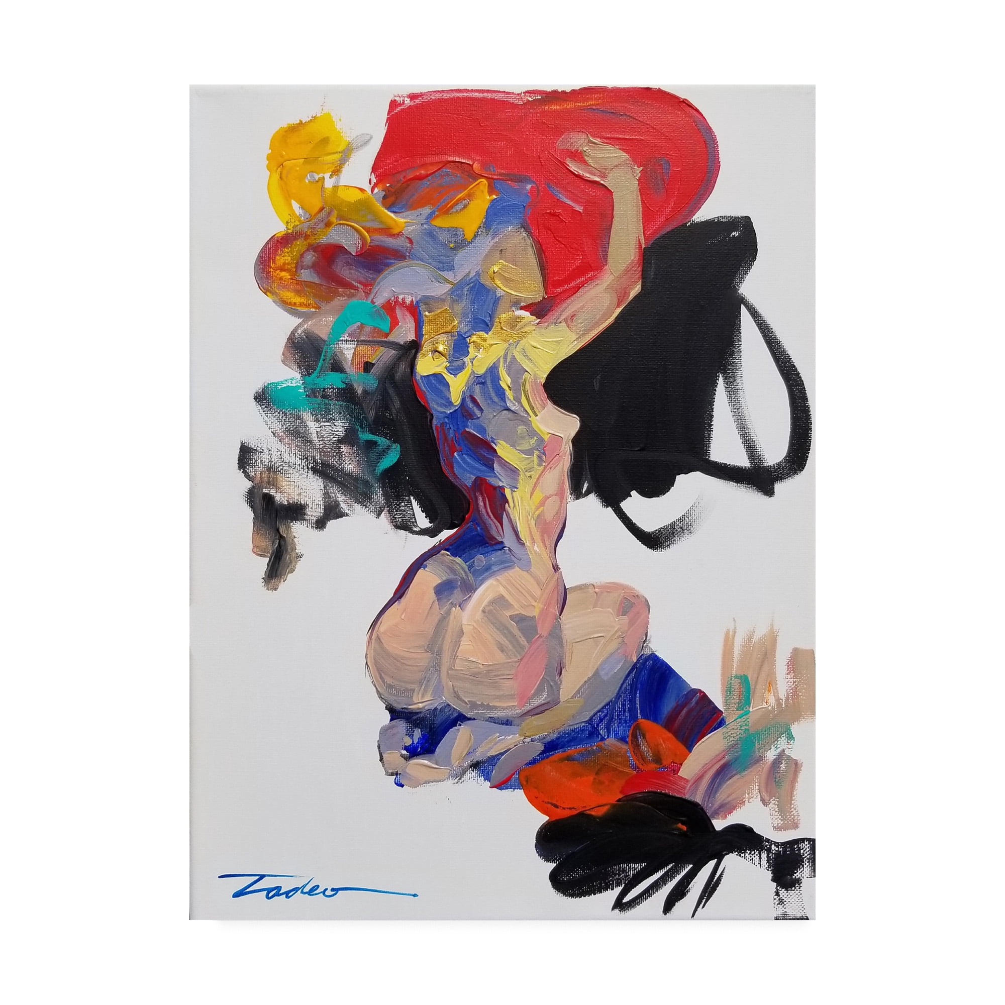 Trademark Fine Art 'Big Red Heart' Canvas Art by Tadeo Zavaleta