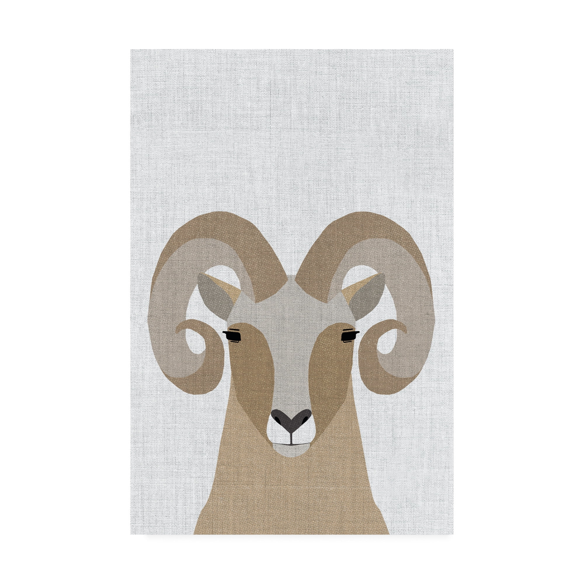 Trademark Fine Art 'Bighorn Sheep' Canvas Art by Annie Bailey Art