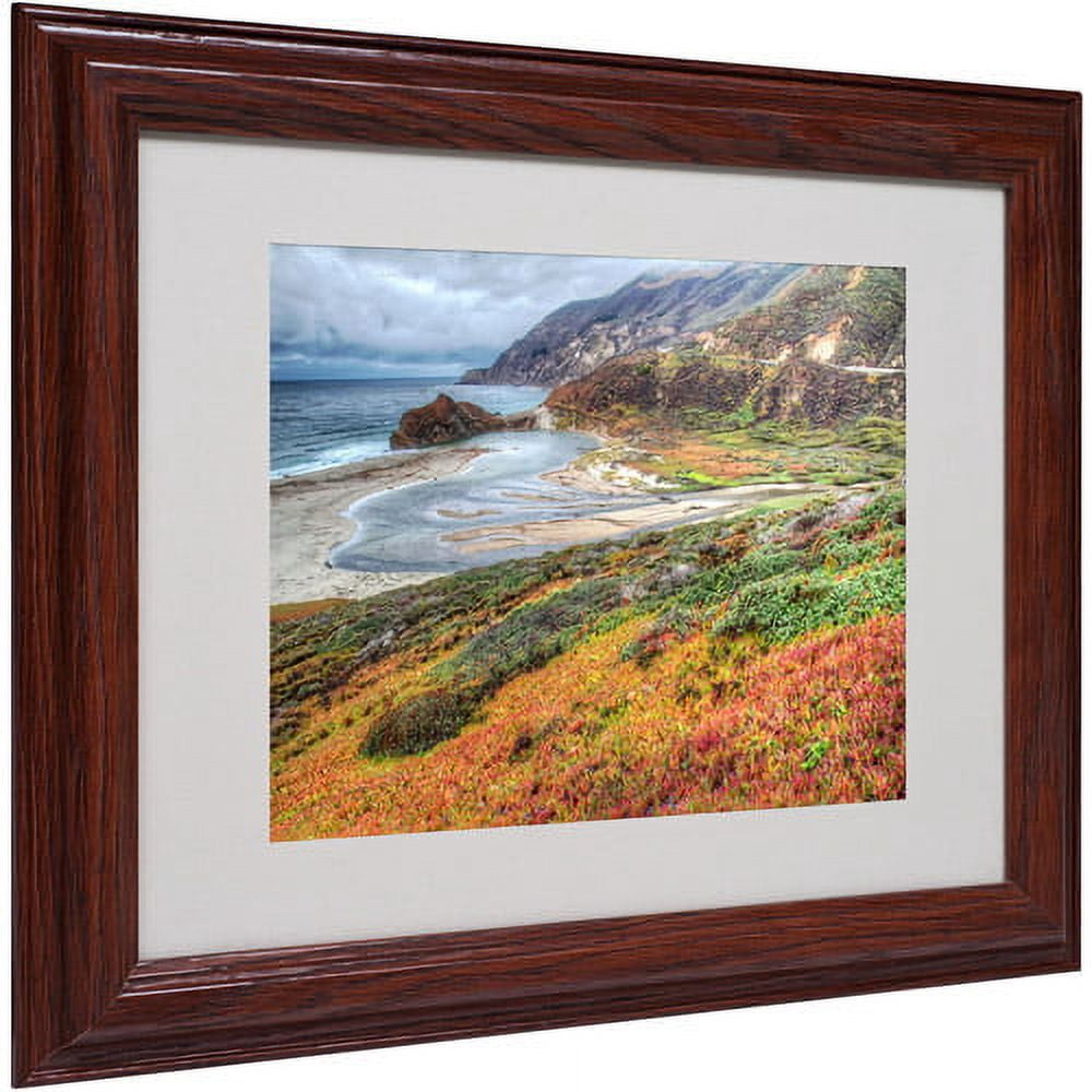 Trademark Fine Art "Bigsur California" Matted Framed Art by Pierre Leclerc