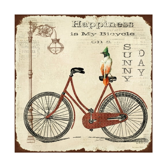 Trademark Fine Art 'Bike 2' Canvas Art by Jean Plout