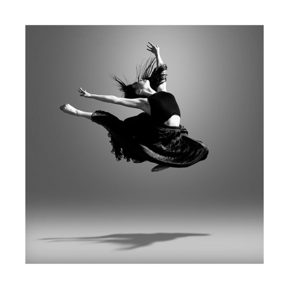 Trademark Fine Art Bill Wang Jumping Dancer Canvas Wall Art
