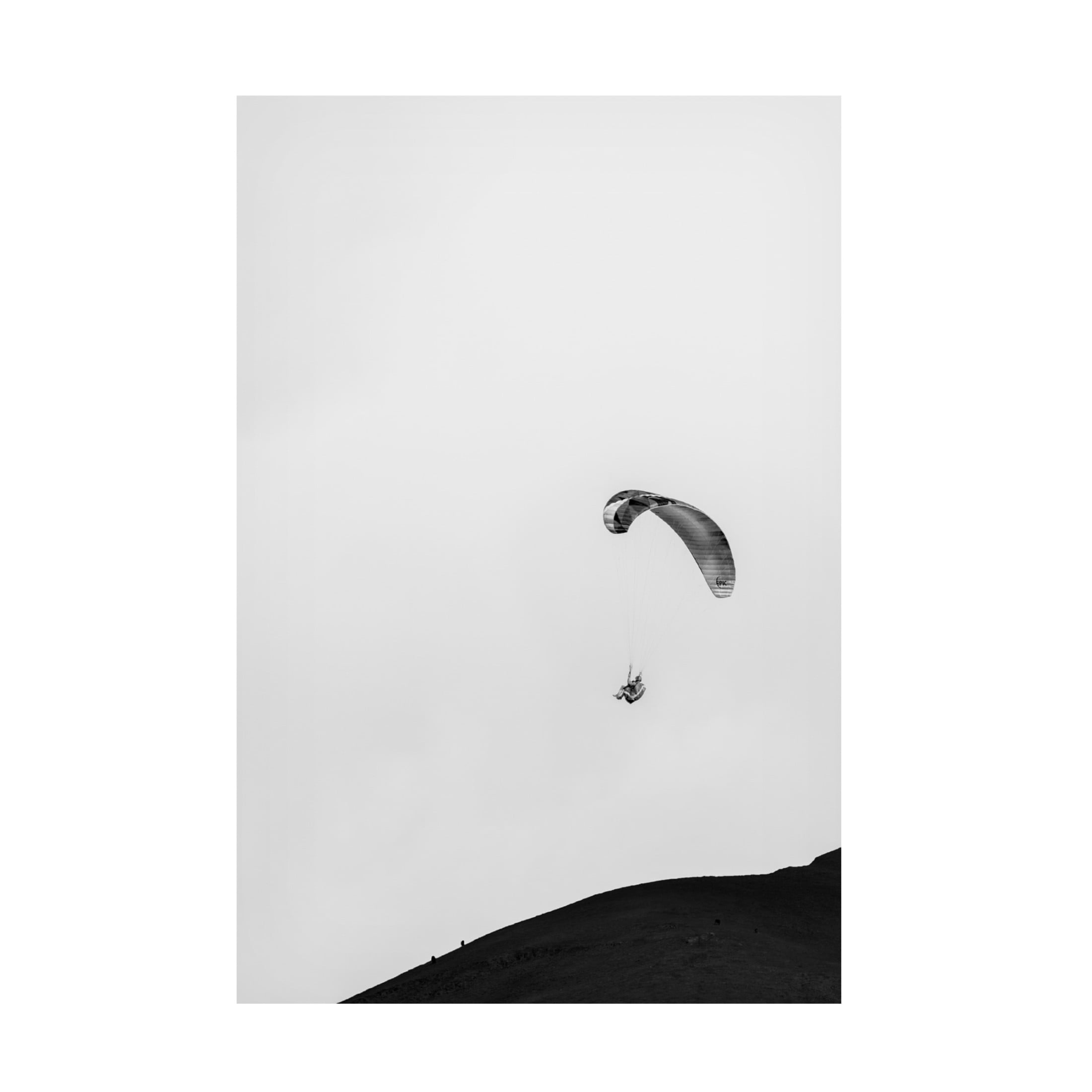 Trademark Fine Art Bill Wang Paragliding Canvas Wall Art