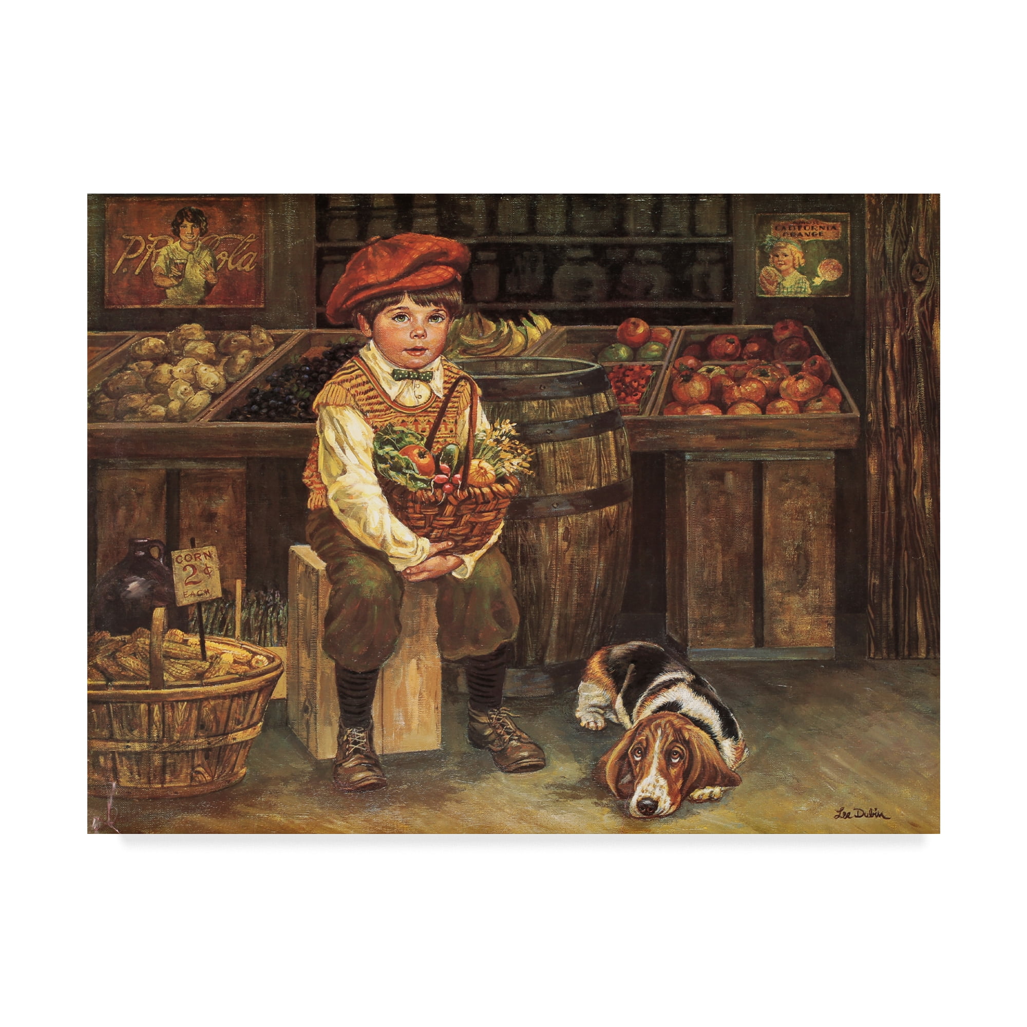 Trademark Fine Art 'Billy' Canvas Art by Lee Dubin