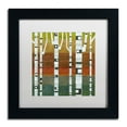 thumbnail image 1 of Trademark Fine Art "Birches" Canvas Art by Michelle Calkins, White Matte, Black Frame, 1 of 4