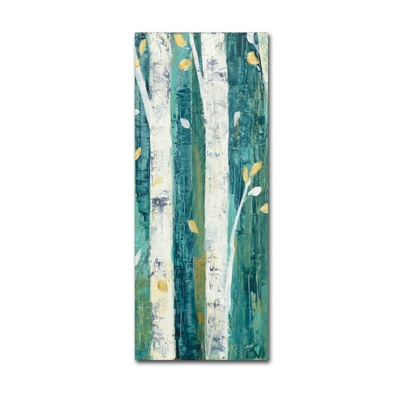 Trademark Fine Art 'Birches in Spring Panel II' Canvas Art by Julia Purinton