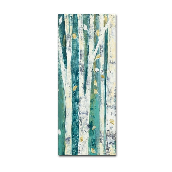 Trademark Fine Art 'Birches in Spring Panel III' Canvas Art by Julia Purinton