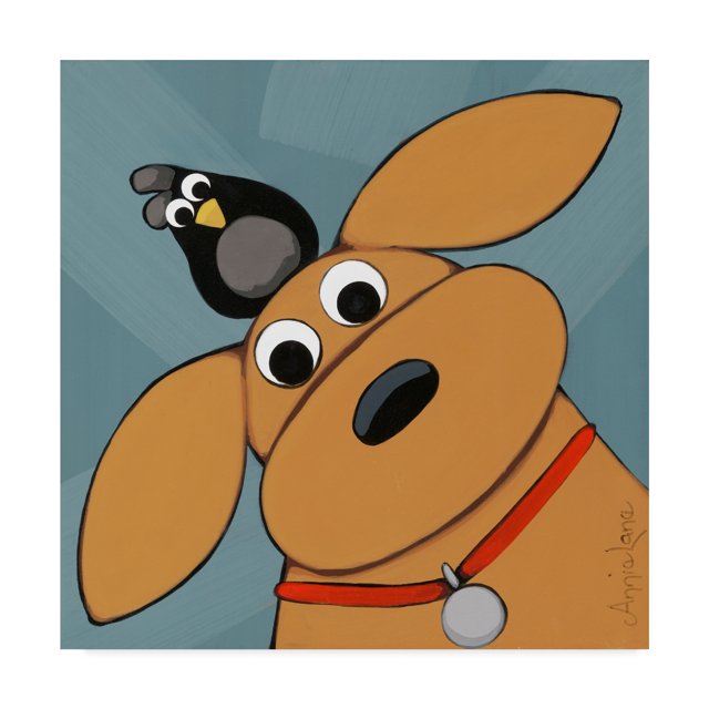 Trademark Fine Art 'Bird Dog' Canvas Art by Annie Lane