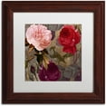 thumbnail image 1 of Trademark Fine Art "Birds and Roses" Canvas Art by Color Bakery White Matte, Wood Frame, 1 of 4