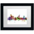 thumbnail image 1 of Trademark Fine Art "Birmingham England Skyline" Canvas Art by Michael Tompsett, Black Frame, 1 of 3