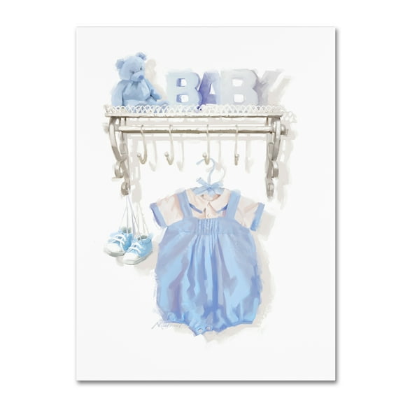 Trademark Fine Art 'Birth Blue' Canvas Art by The Macneil Studio