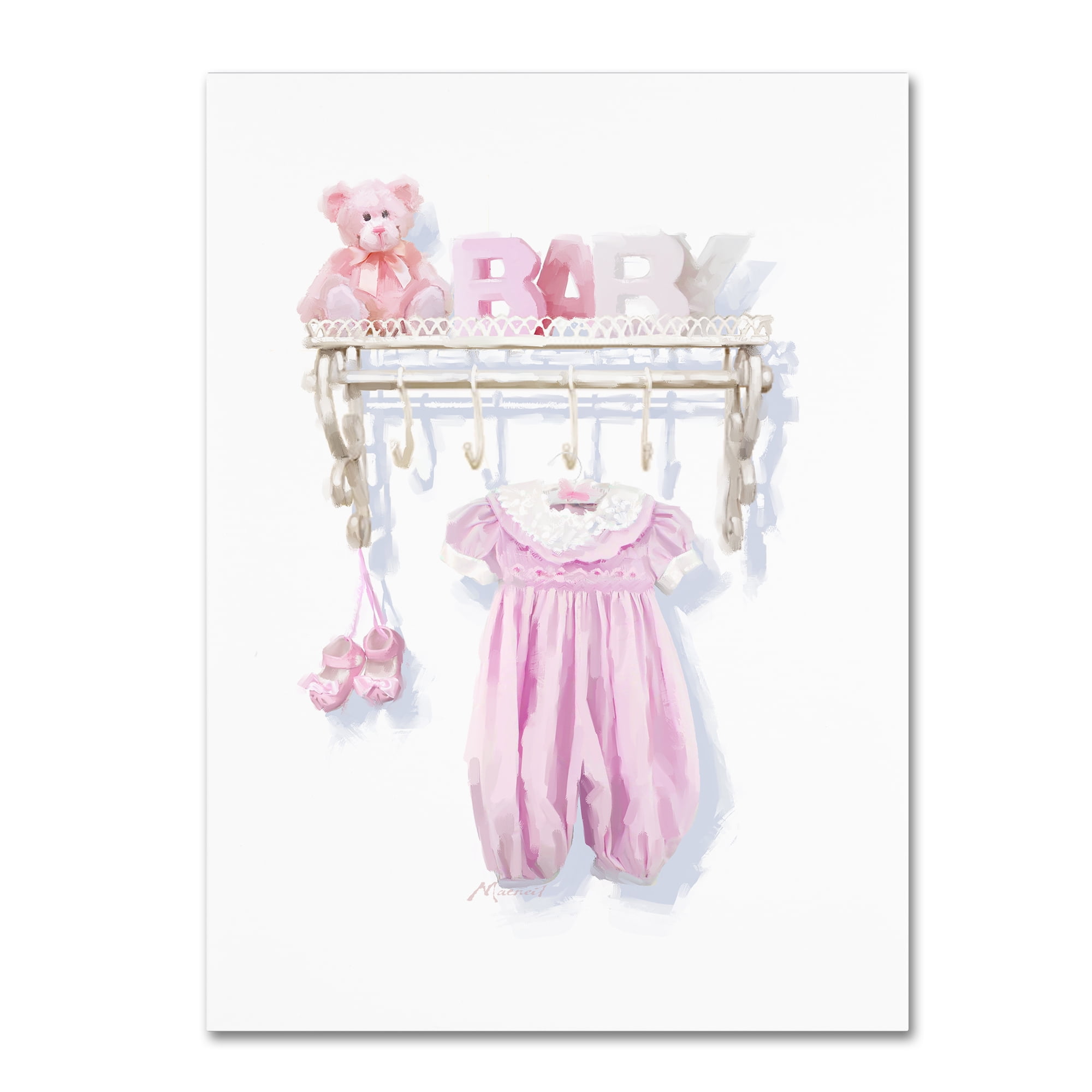 Trademark Fine Art 'Birth Pink' Canvas Art by The Macneil Studio