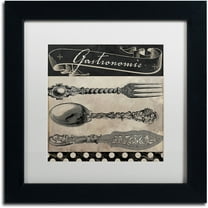 Trademark Fine Art "Bistro Parisienne II" Canvas Art by Color Bakery White Matte, Black Frame