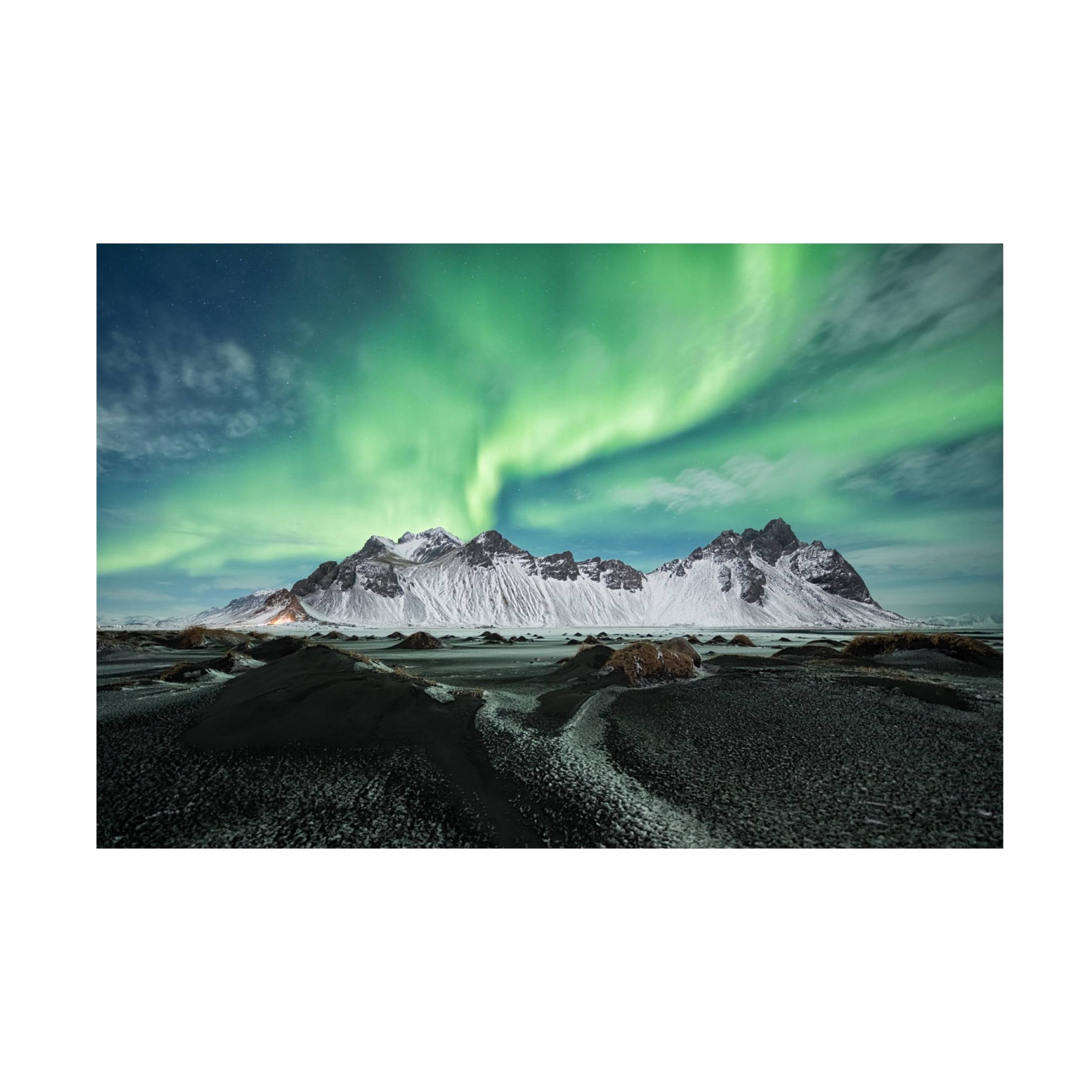 Trademark Fine Art Bjoern Alicke  Stokksnes Aurora Canvas Wall Art