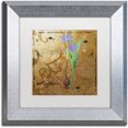 thumbnail image 1 of Trademark Fine Art "Black Gold Herbs II" Canvas Art by Color Bakery White Matte, Silver Frame, 1 of 4