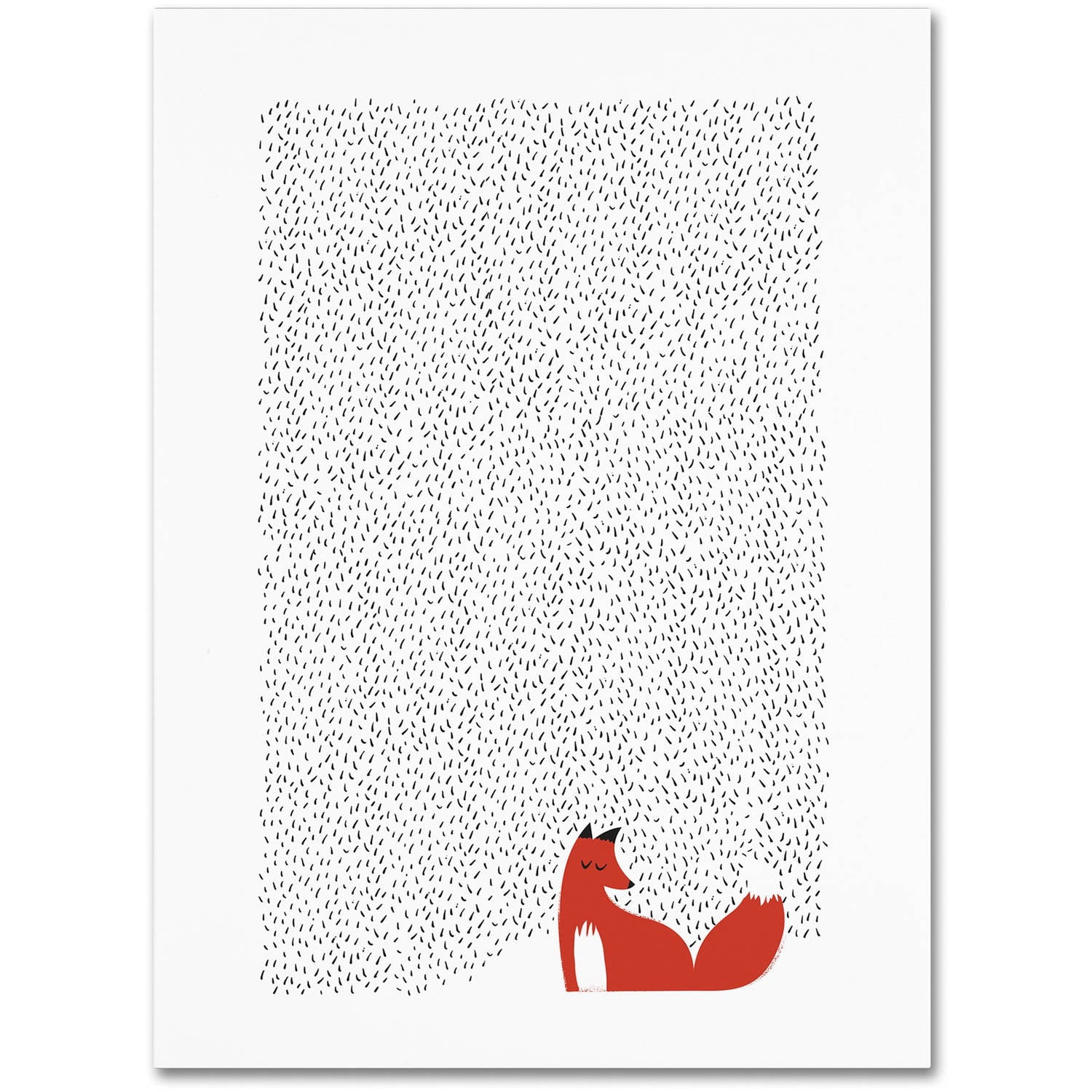 Trademark Fine Art 'Black Grass' Canvas Art by Robert Farkas