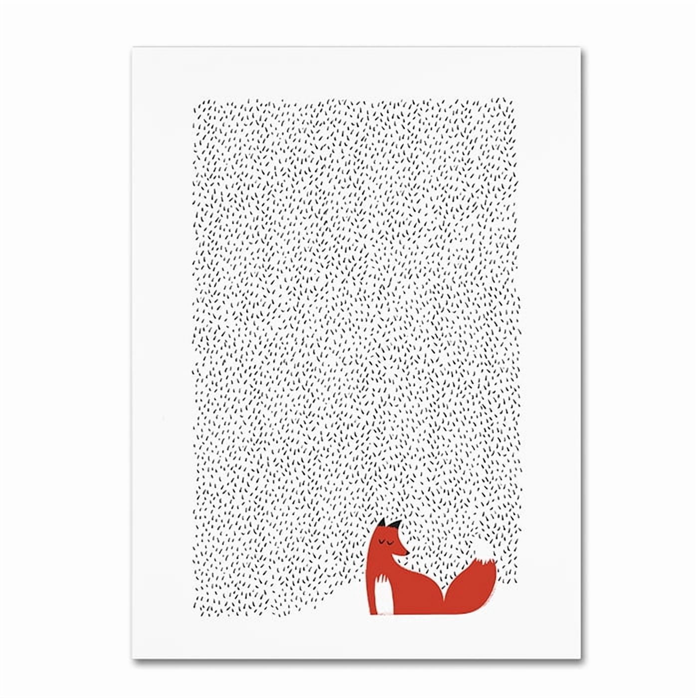 Robert Farkas 'Black Grass' 14 x 19 Canvas Art