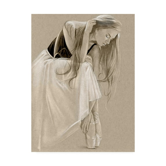 Trademark Fine Art 'Black Leotard I' Canvas Art by Jennifer Paxton Parker