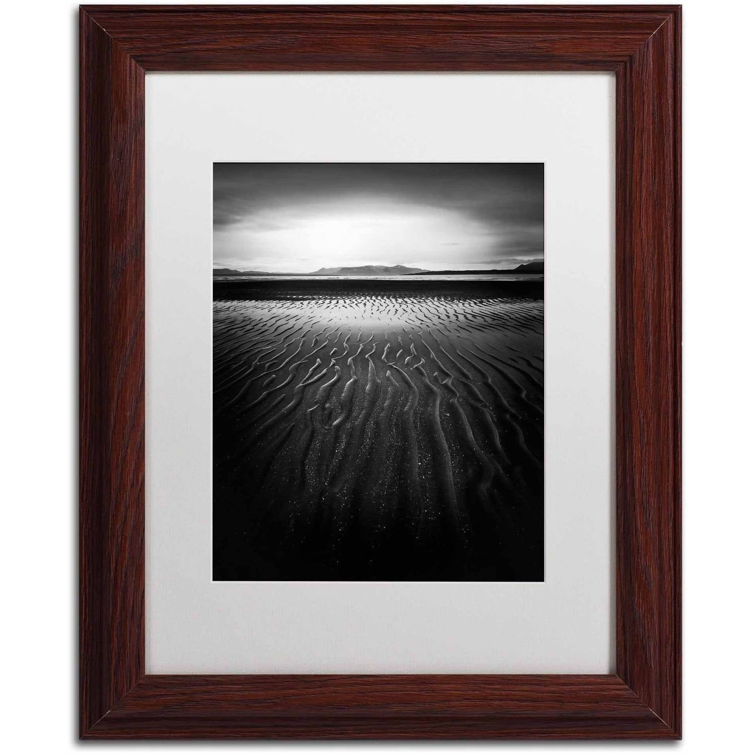 Trademark Fine Art 'Black Magic' Canvas Art by Philippe Sainte-Laudy, White Matte, Wood Frame