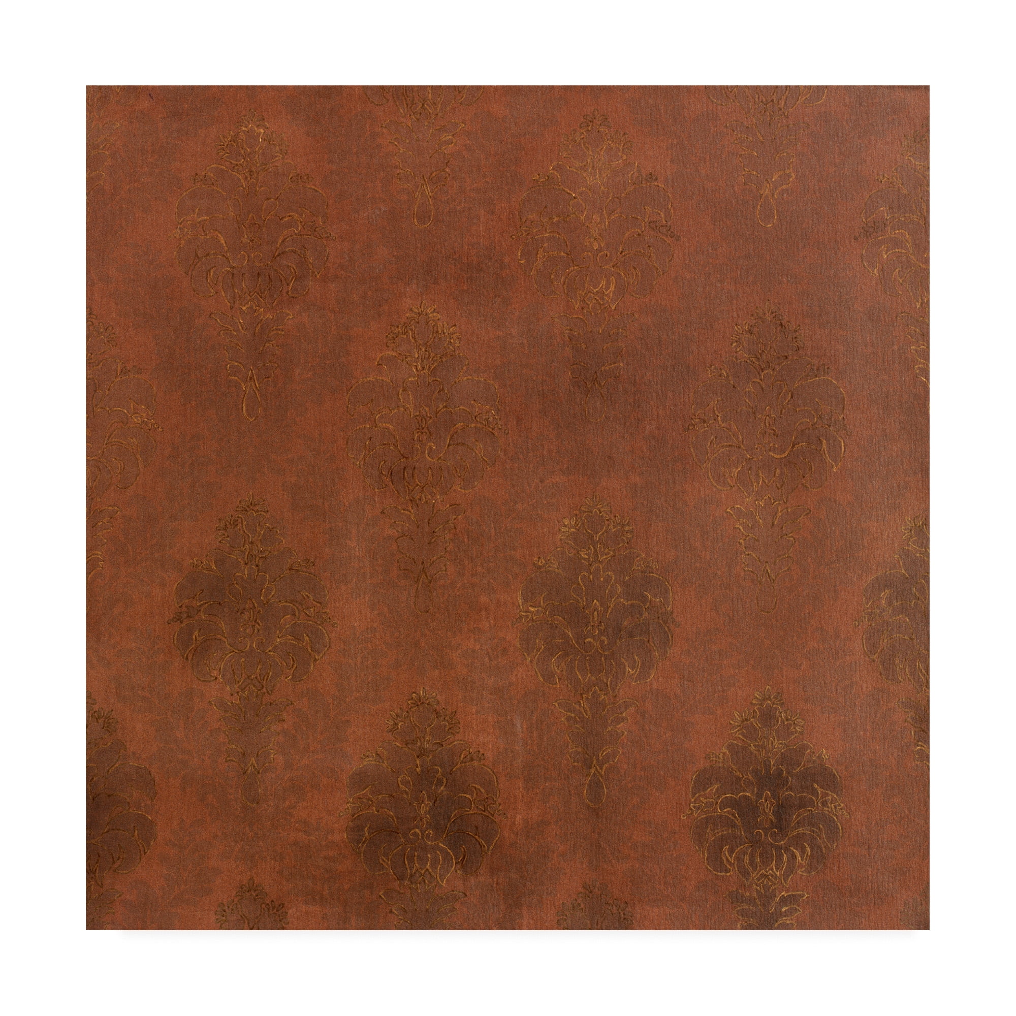 Trademark Fine Art 'Black Stencil Rust' Canvas Art by Pablo Esteban
