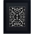 thumbnail image 1 of Trademark Fine Art "Black & White Pattern" Canvas Art by Color Bakery, Black Matte, Black Frame, 1 of 1