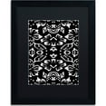 thumbnail image 1 of Trademark Fine Art "Black & White Pattern" Canvas Art by Color Bakery, Black Matte, Black Frame, 1 of 4