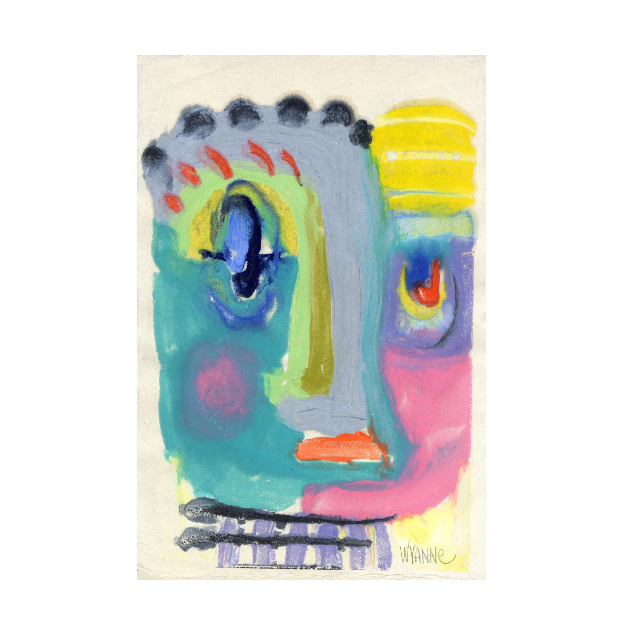 Trademark Fine Art 'Blah Blah Blah' Canvas Art by Wyanne