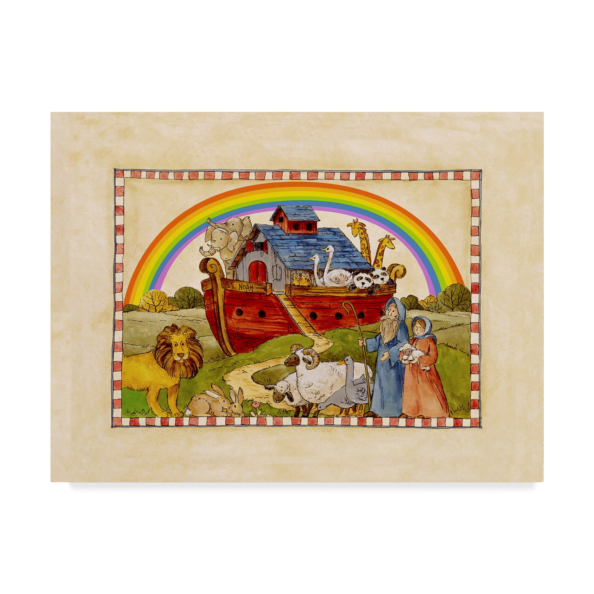 Trademark Fine Art ' Bless the Creatures' Canvas Art by Barbara Mock