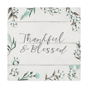 Trademark Fine Art 'Blessed VI v2' Canvas Art by Janelle Penner