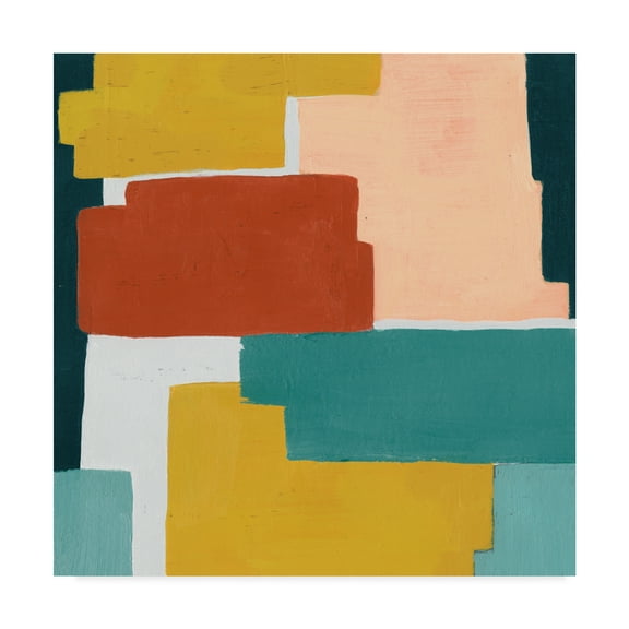 Trademark Fine Art 'Block Abstract I' Canvas Art by Grace Popp
