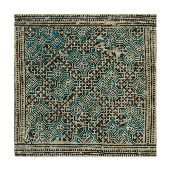 Trademark Fine Art 'Block Print Textile I' Canvas Art by Vision Studio