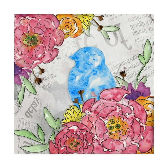 Trademark Fine Art 'Bloom & Fly III' Canvas Art by Catherine McGuire