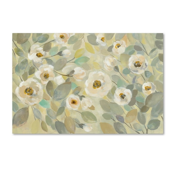 Trademark Fine Art 'Blooming Branches Flower' Canvas Art by Silvia Vassileva
