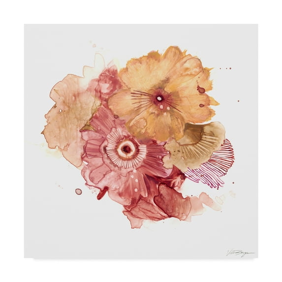 Trademark Fine Art 'Blossom Burst I' Canvas Art by Victoria Borges