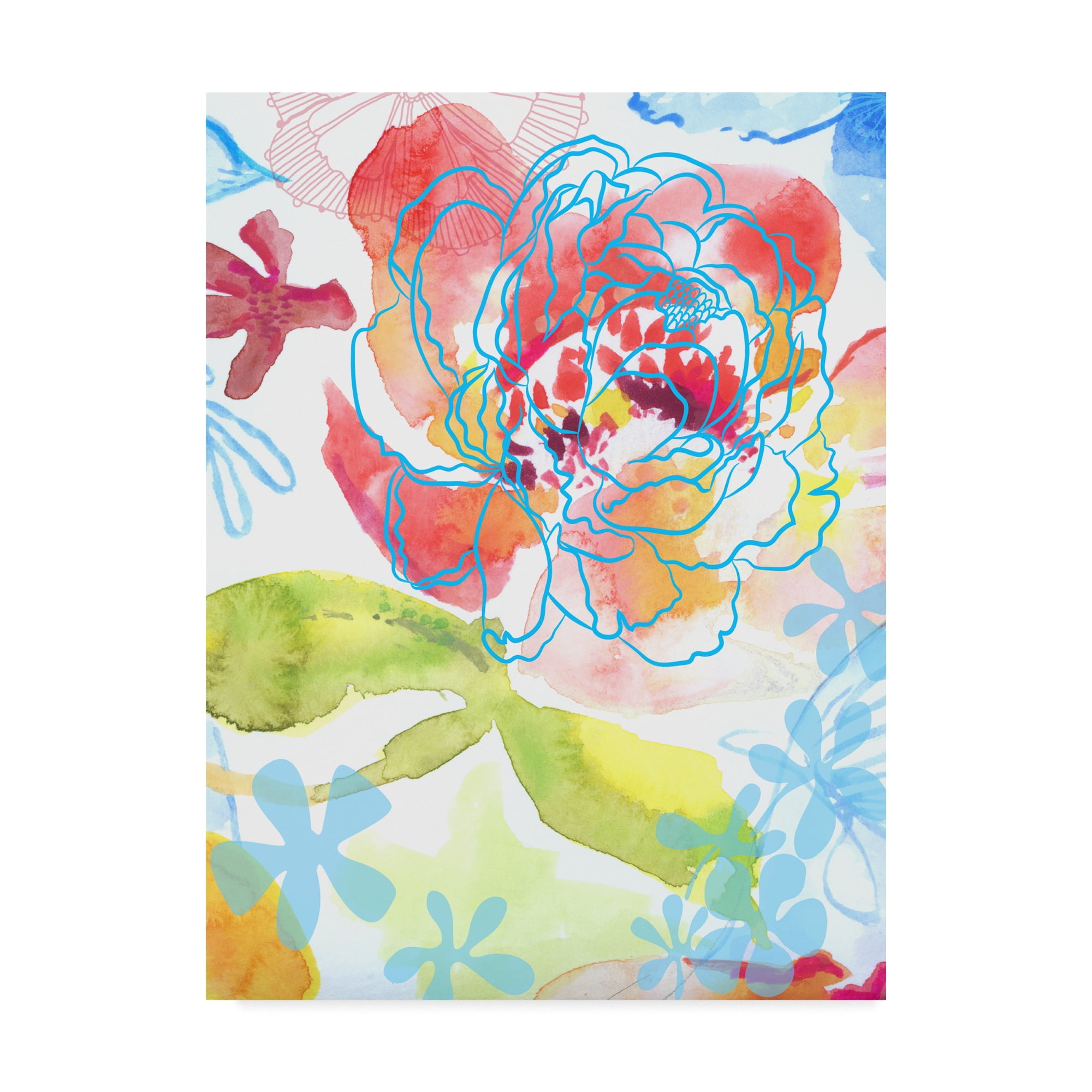 Trademark Fine Art 'Blossoms in the Sun II' Canvas Art by Delores Naskrent