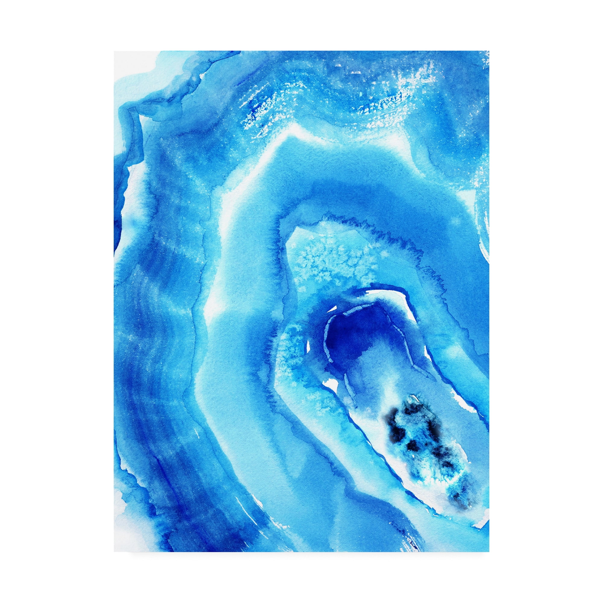 Trademark Fine Art 'Blue Agate' Canvas Art by Nancy Knigh