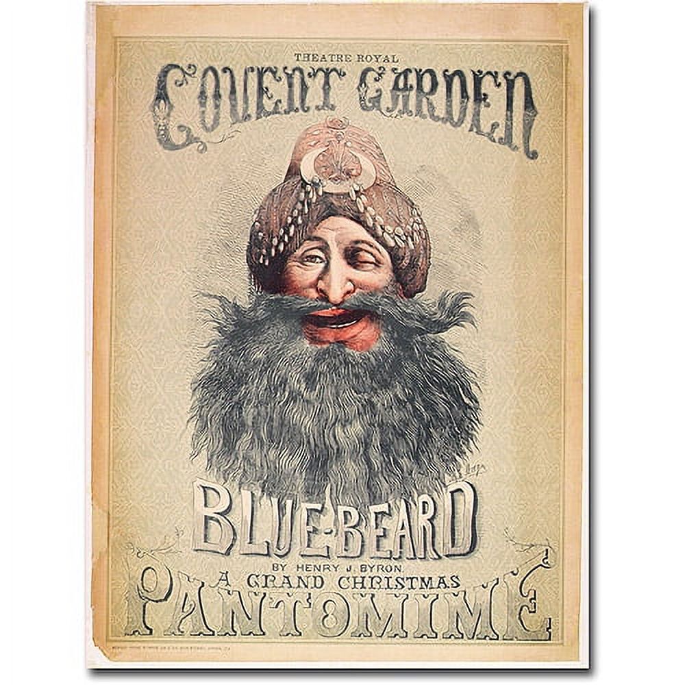 Trademark Fine Art "Blue Beard, 1860" Canvas Wall Art by Matthew Morgan