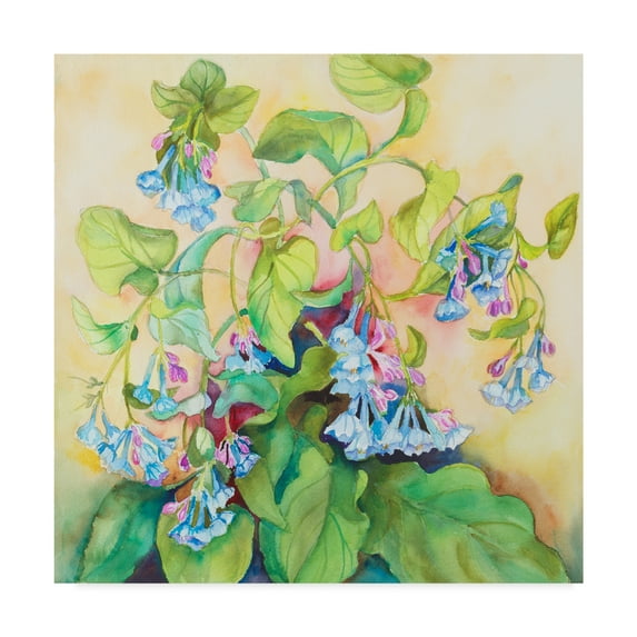 Trademark Fine Art 'Blue Bell Cluster' Canvas Art by Joanne Porter
