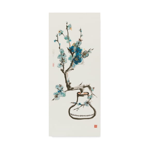 Trademark Fine Art 'Blue Blossom' Canvas Art by Chris Paschke