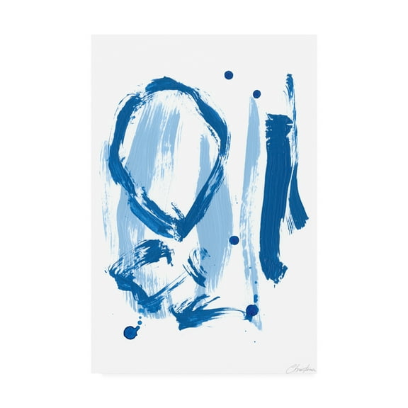 Trademark Fine Art 'Blue Breeze IV' Canvas Art by Christina Long